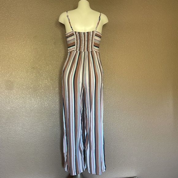 Striped jumpsuit size M - Picture 5 of 9